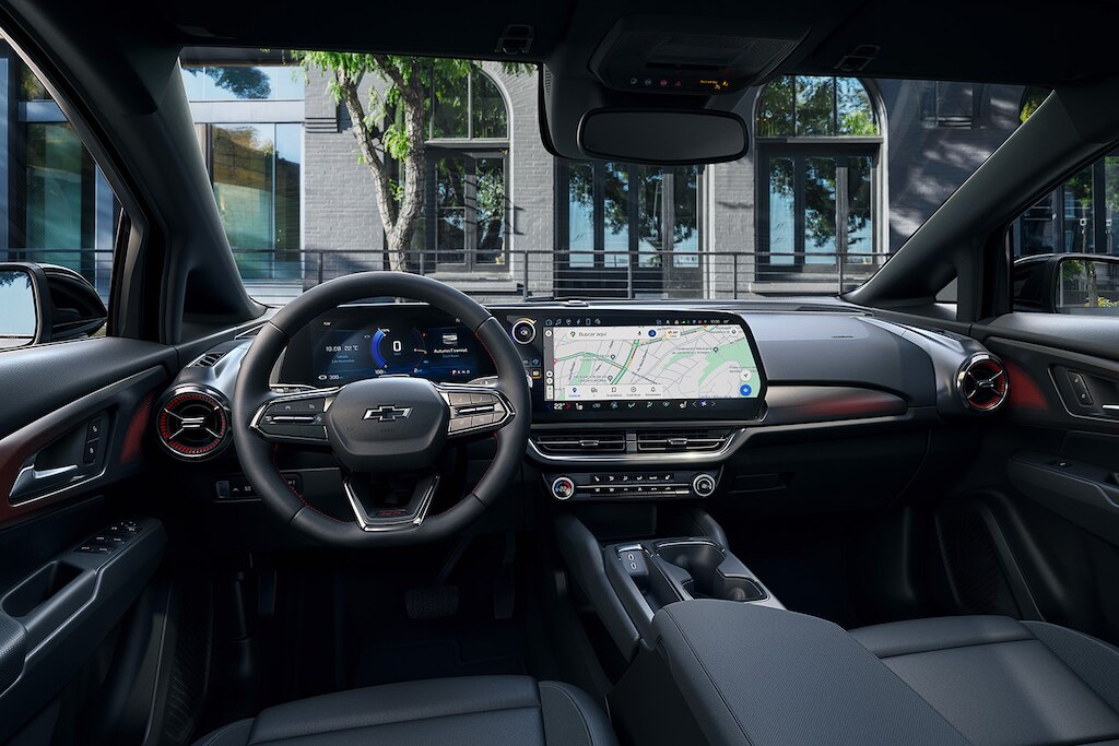 Nueva Chevrolet Equinox EV 2024 SUV eléctrica deportiva, imagen vista trasera